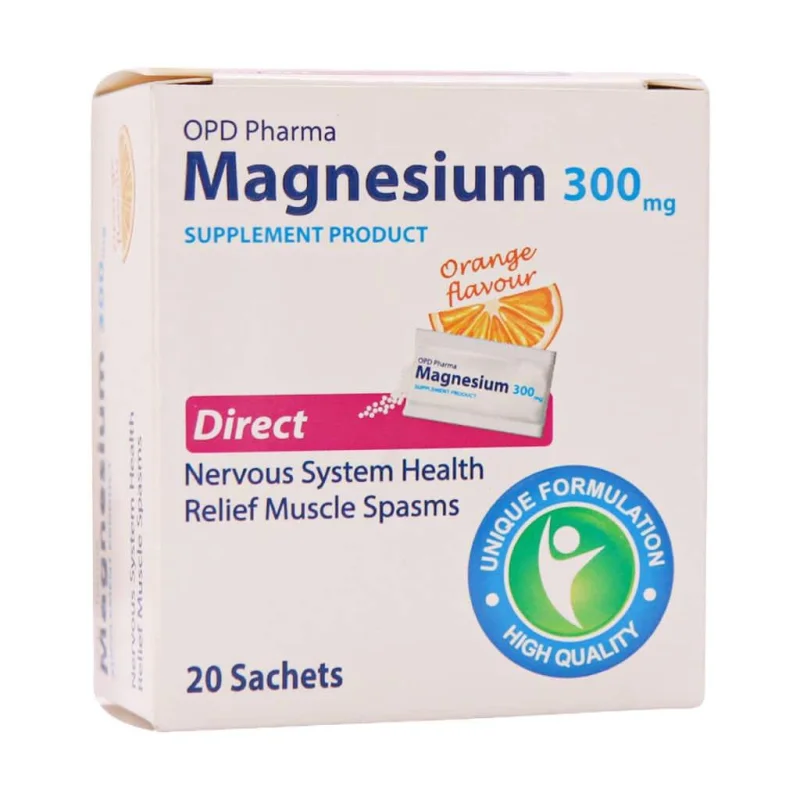 ساشه منیزیم ۳۰۰ میلی‌گرم OPD Pharma