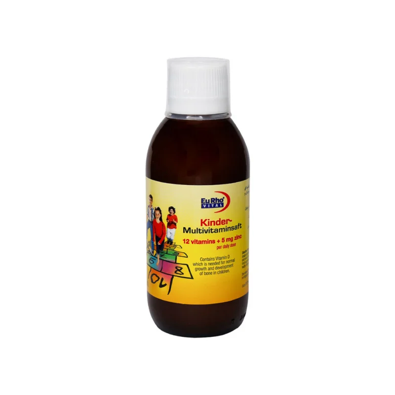 شربت مولتی‌ویتامین کودکان یوروویتال EuRho Vital Kinder-Multivitaminsaft