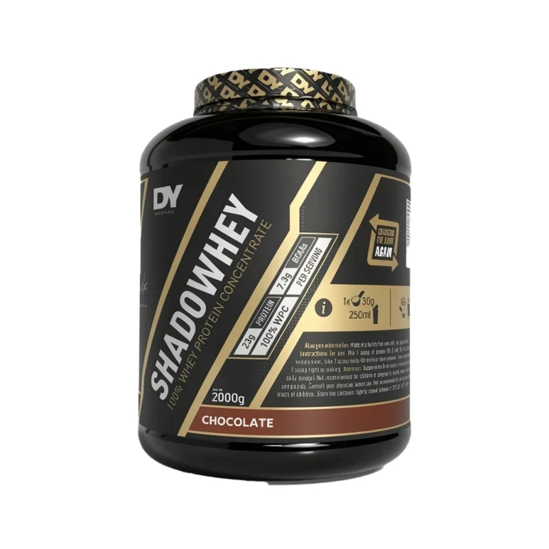 پودر پروتئین وی اسپید پاور دی وای نوتریشن 2000 گرمی با طعم شکلات DY Nutrition Shadowhey 100% Whey Protein