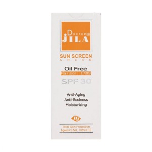 کرم ضد آفتاب SPF30 فاقد چربی بی رنگ دکتر ژیلا