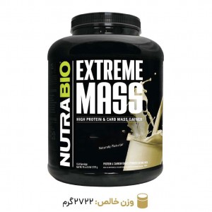 پودر اکستریم مس 2722 گرم توت فرنگی نوترا بایو