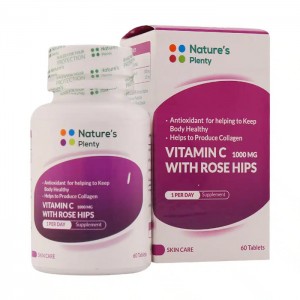ویتامین C 1000 میلی گرم و رز هیپس نیچرز پلنتی