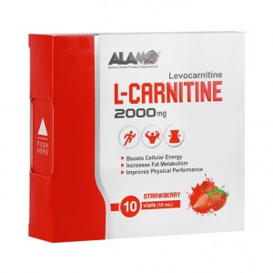 ویال ال کارنیتین 2000 آلامو 10 عددی توت فرنگی