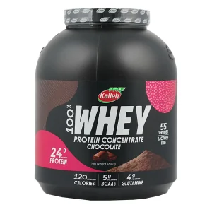 پودر پروتئین وی کاله پرو با طعم شکلات 1800 گرمی  Kalleh Pro 100% Whey Protein Concentrate Chocolate