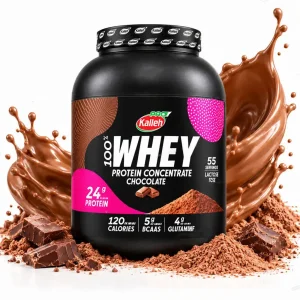 پودر پروتئین وی کاله پرو با طعم شکلات 1800 گرمی  Kalleh Pro 100% Whey Protein Concentrate Chocolate