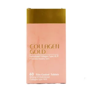 قرص مکمل کلاژن گلد collagen Gold Hydrolyzed Collagen Type I & III