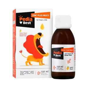 شربت زینک پلاس مولتی پدیابست Pedia Best Zinc Plus Multi Syrup