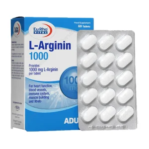 قرص ال آرژنین ۱۰۰۰ یوروویتال Eurho Vital L-Arginin 1000