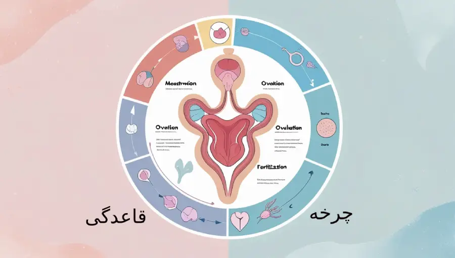 چرخه قاعدگی در زنان