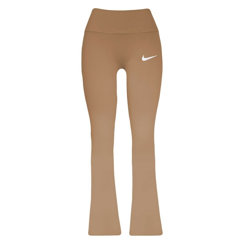لگ زنانه واید دمپای سیملس نایکی مدل NIKE WOMEN,S LEGINGS HG-256.01 | قهوه ای