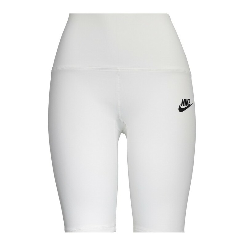 شلوارک بایکر کوتاه زنانه روی زانو نایکی مدل NIKE Women,s Biker Shorts-NB45681.01 | تنفسی | سفید