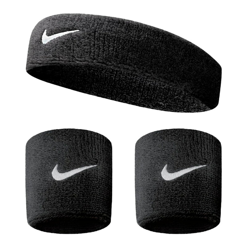 ست مچ بند و هدبند حوله ای نایکی مدل NIKE -NS5975.02 | مشکی