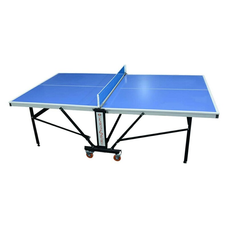 میز پینگ پنگ کف ام دی اف فراز مدل TT5 | کف MDF 16 میل | چهار چرخ | بالاترین کیفیت