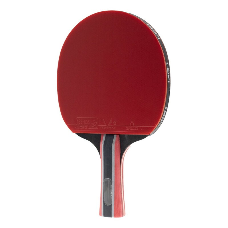 راکت پینگ پنگ لوکی کیف دار 3 ستاره کربن دار | اورجینال | LOKI TABLETENNIS KIRIN STAR,S