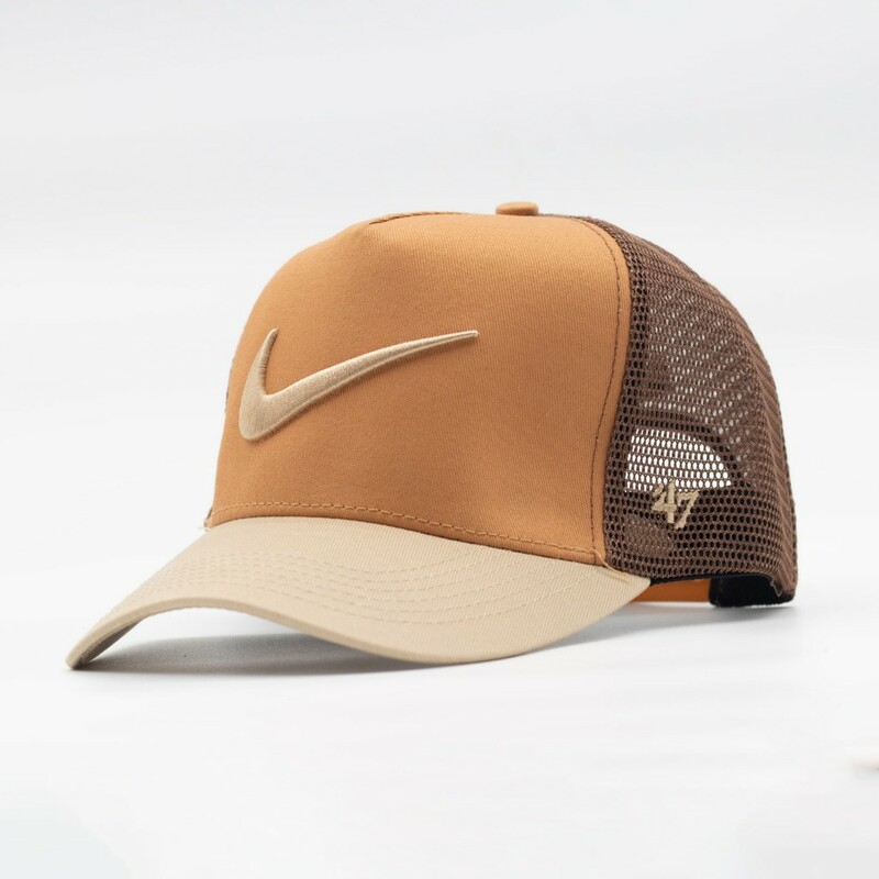 کلاه کپ نایکی مدل NIKE-CAP-NC-206464 | مستر کوالیتی | نسکافه ای/کرم