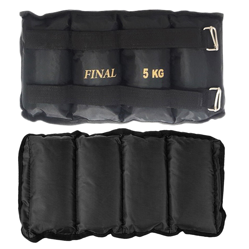 وزنه مچ دست و پا فینال مدل شنی | 5 کیلوگرمی | بسته دوعددی | Final Fitness Ankle Weight