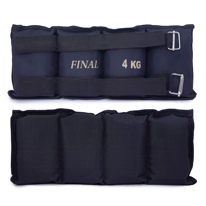 وزنه مچ دست و پا فینال مدل شنی | 4 کیلوگرمی | بسته دوعددی | Final Fitness Ankle Weight