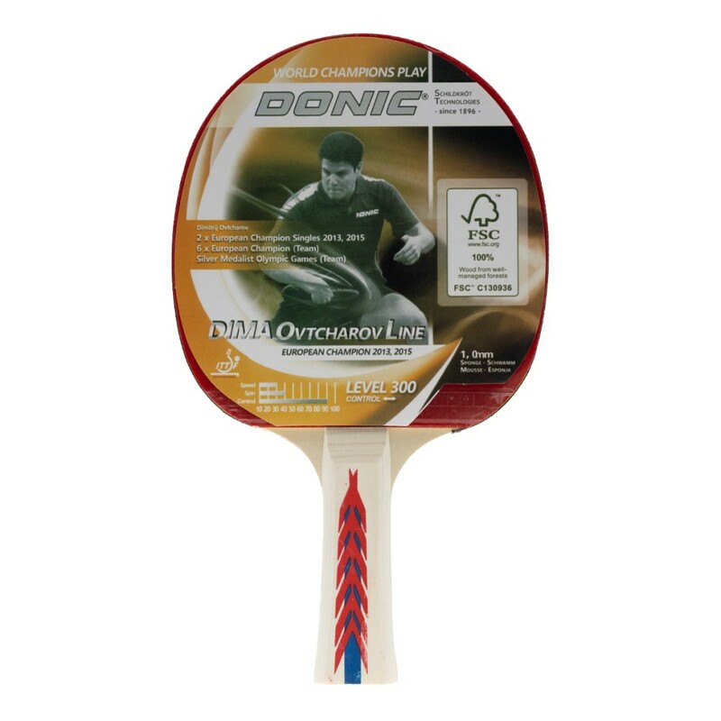 راکت پینگ پنگ دونیک مدل DONIC DIMA Ovtcharov Line OLK-300 | لول 300