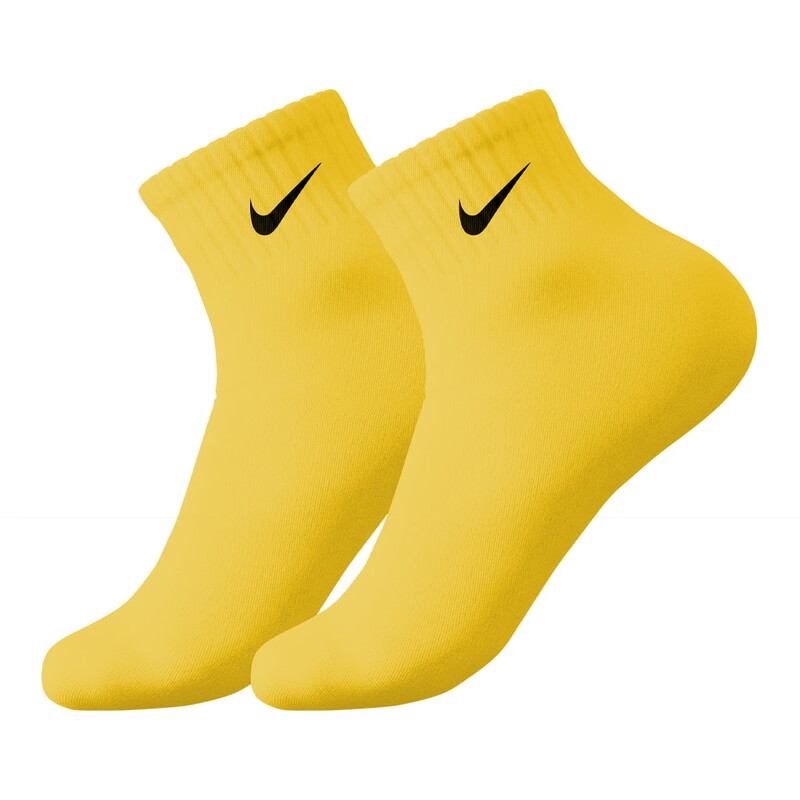 جوراب ورزشی کوتاه مچی نایکی مدل NSC-750 | زرد