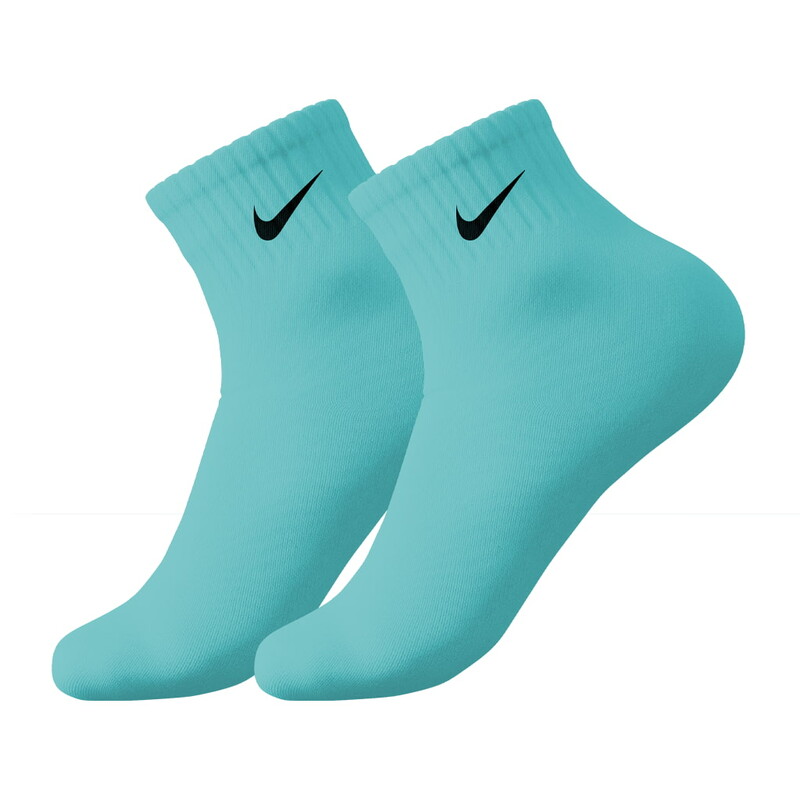 جوراب ورزشی کوتاه مچی نایکی مدل NSC-250 | فیروزه ای