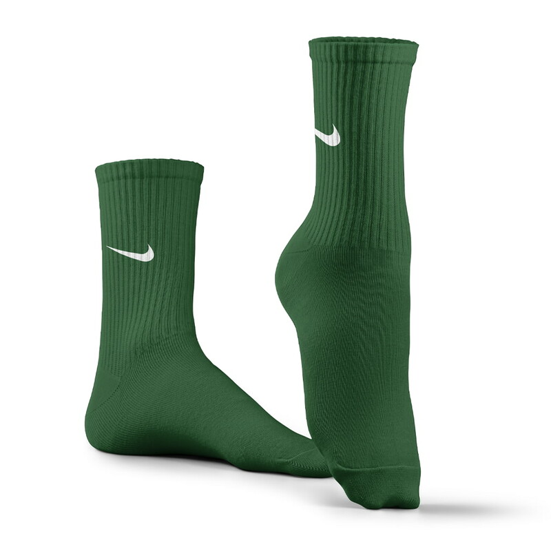 جوراب ورزشی ساق بلند نایکی مدل NSB-1100 | سبز تیره