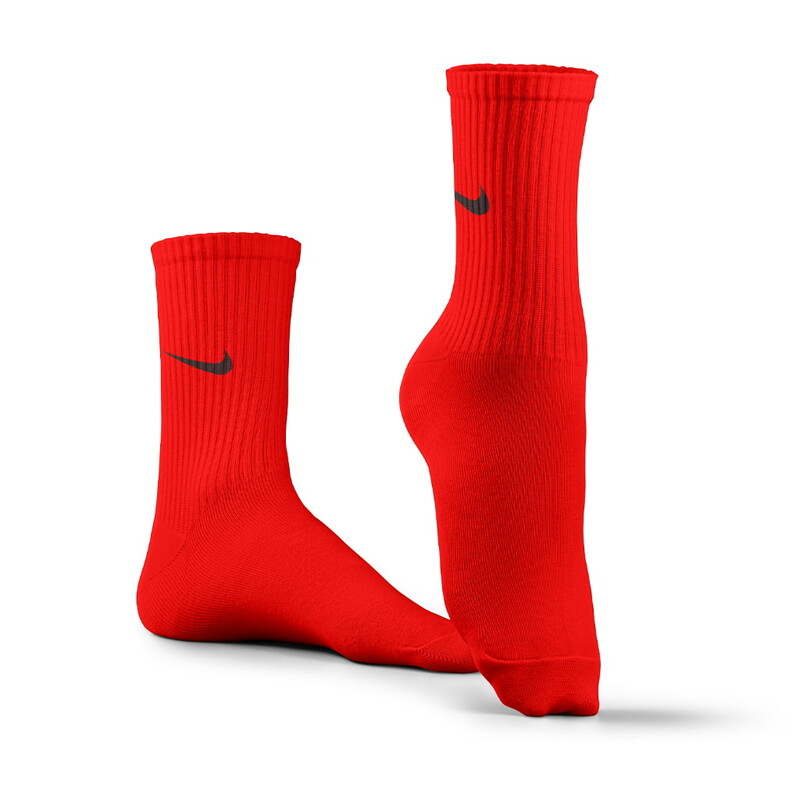 جوراب ورزشی ساق بلند نایکی مدل NSB-900 | قرمز