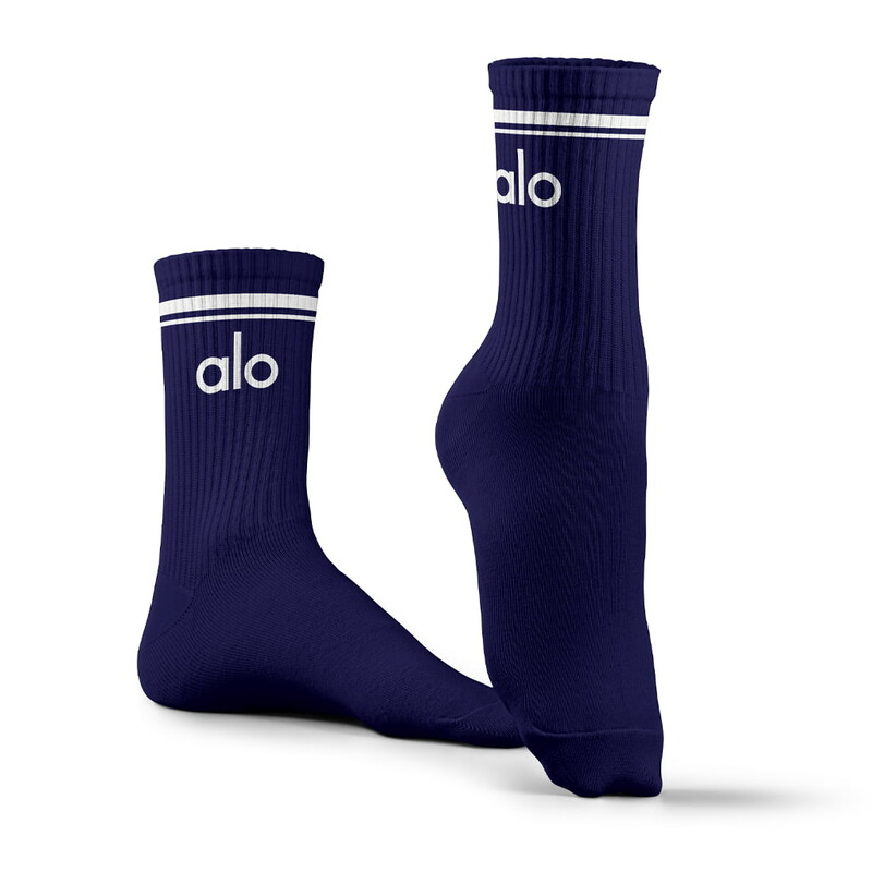 جوراب ورزشی ساق بلند ALO مدل ALO300 | سرمه ای