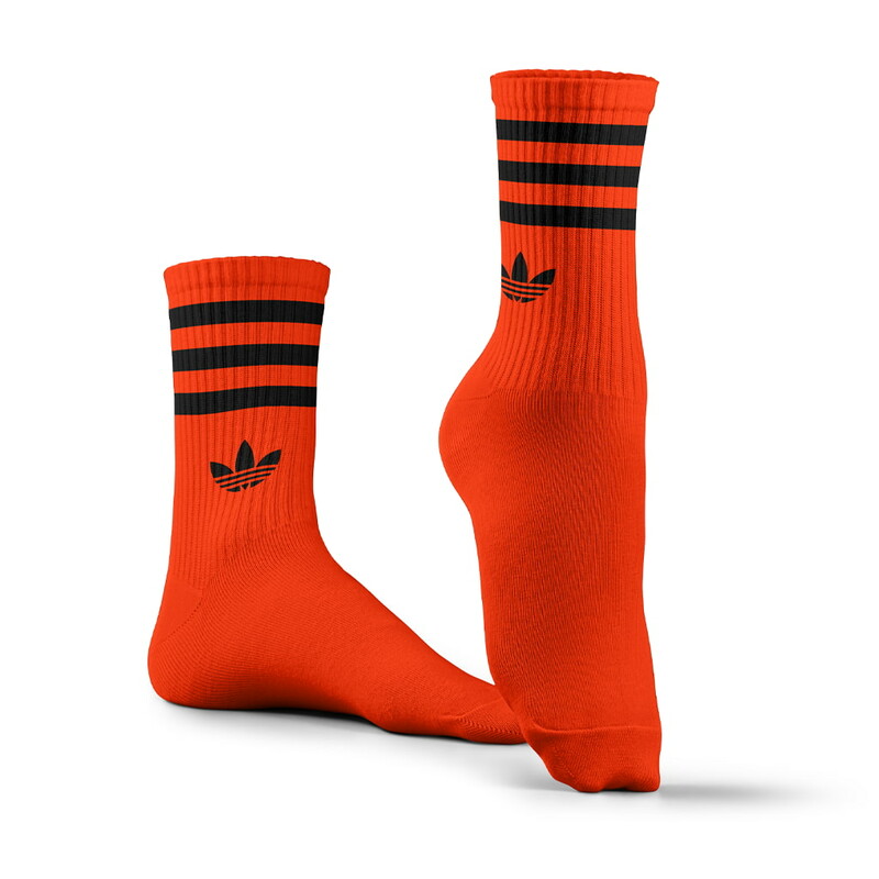 جوراب ورزشی ساق بلند آدیداس مدل ASB-1100 | قرمز روشن