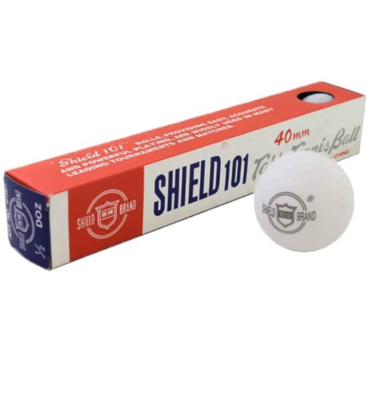 توپ پینگ پنگ شیلد مدل SHIELD101 بسته 6 عددی | سفید