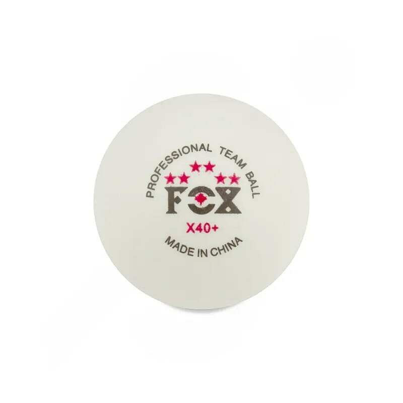 توپ پینگ پنگ فاکس 6 ستاره 40+ T006 بسته 6 عددی | سفید