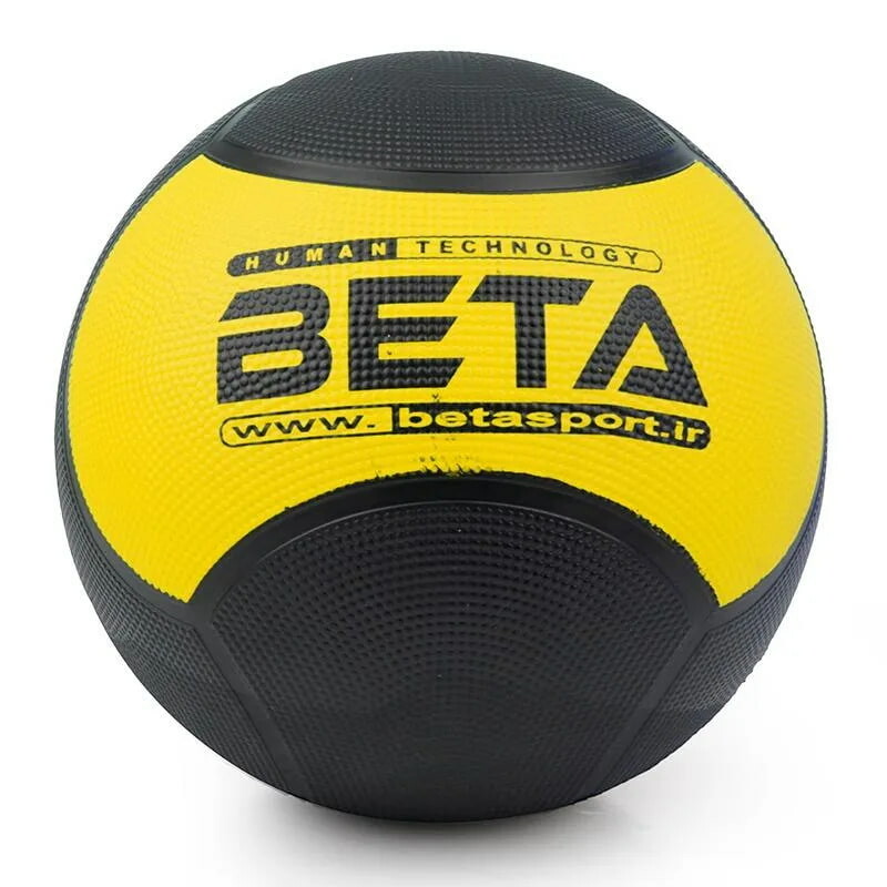 توپ مدیسن بال بدنسازی 3 کیلویی بتا | مشکی/زرد