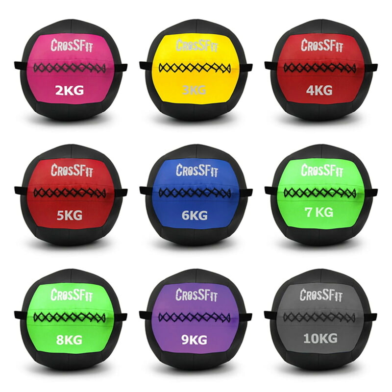 ست مجموعه کامل توپ وال بال بدنسازی کراس فیت آرت بل | بسته 9 عددی