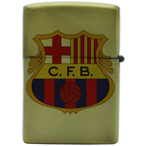 فندک زیپو طرح بارسلونا