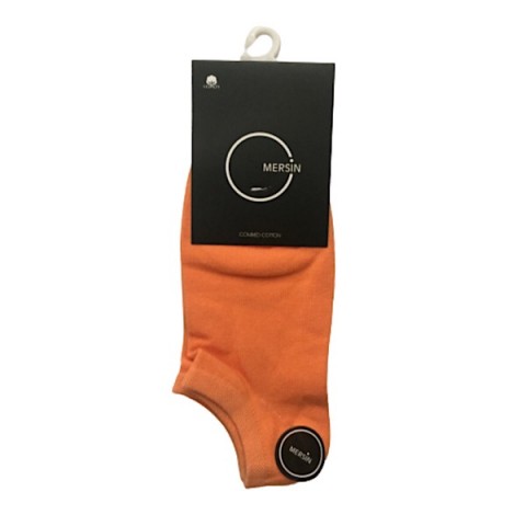 جوراب ورزشی زنانه مدل MERSIN رنگ نارنجی روشن