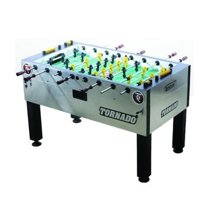 میز فوتبال دستی مدل تورنادو تورنومنت 3000 | نقره ای | درجه 1 | بهترین کیفیت