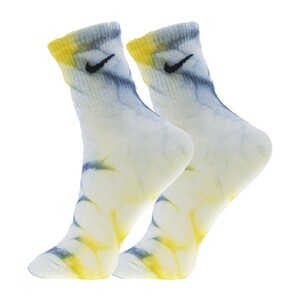 جوراب ورزشی نیم ساق آبرنگی نایکی مدل NIKE SOCKS FREE-2025 | آبرنگی/سفید