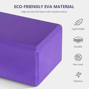 آجر بدنسازی یوگا گیاهی بسته دو عددی | Yoga Bricks | اورجینال | مشکی