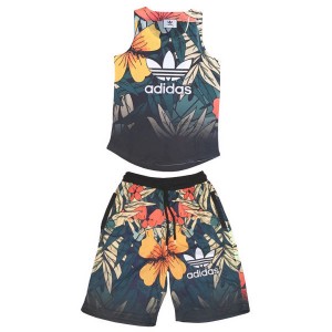 ست تاپ و شلوارک ورزشی مردانه کد adidas | A10