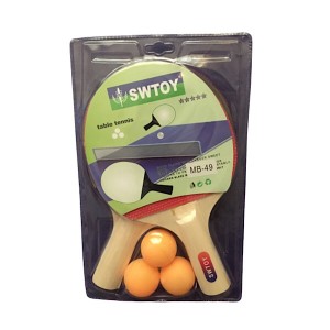 راکت پینگ پنگ SWTOY مدل MB-49 به همراه 3 عدد توپ
