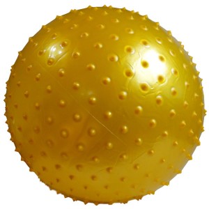 توپ پیلاتس عاج دار مدل Aerobic Ball قطر 25 سانتی متر سایز S رنگ طلایی