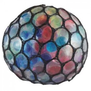 توپ بازی ضد استرس مدل Large Gel Bullets Mesh Squish Ball