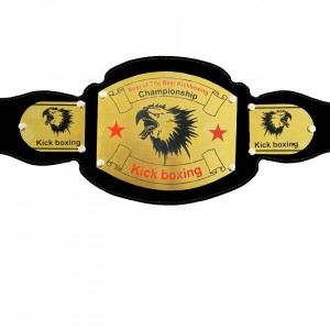 کمربند قهرمانی برنجی Kick Boxing طرح C