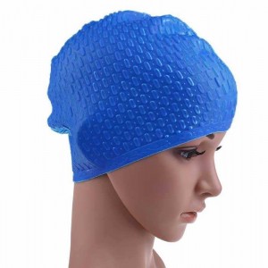 کلاه شنای اسپیدو مدل SILICONE CAP رنگ آبی