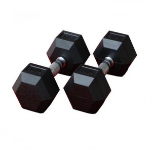دمبل بدنسازی شش ضلعی وزن 7/5 کیلوگرم بسته 2 عددی