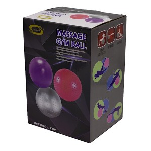 توپ بدنسازی نیم خار GYM BALL رنگ آبی قطر 75cm