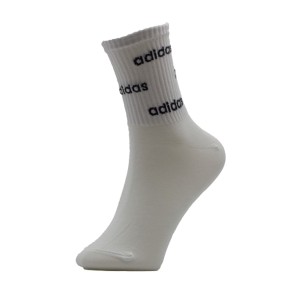 جوراب ورزشی مردانه آدیداس کد AP-400 | نیم ساق | سفید