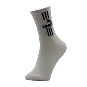 جوراب ورزشی پوما کد PM-600 | نیم ساق | سفید