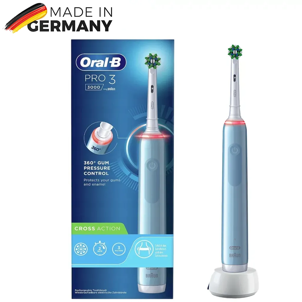 قیمت مسواک برقی اورال بی مدل PRO3 3000 آبی