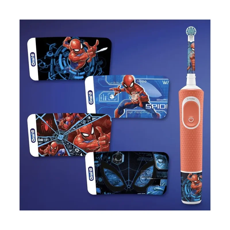 مسواک برقی کودک اورال بی مدل Spiderman (اسپایدرمن)