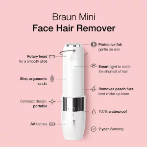 ماشین اصلاح موی صورت بانوان براون مدل BRAUN FS1000